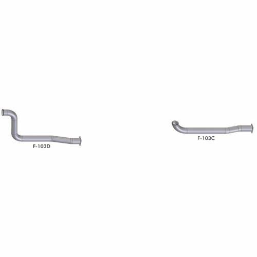 Escapamento Ford Cargo 1215 / 1415 / 1418 / 1617 / 1618 / 1721 - Motor Cummins e Ford 5.8L